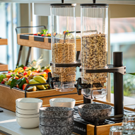 Dispenser per cereali per il buffet della colazione