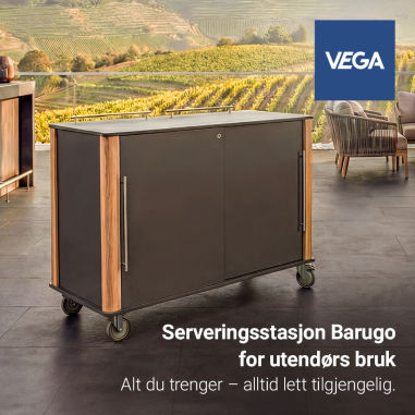 Barugo serveringsstasjon for utendørs bruk | Effektiv servering i utemiljøer