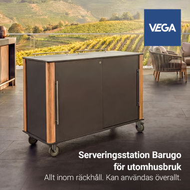 Barugos udendørs serveringsstation | Smart service til udendørsmiljøer