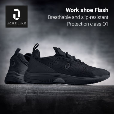 Flash shoe – breathable, slip-resistant and certified to O1 safety class