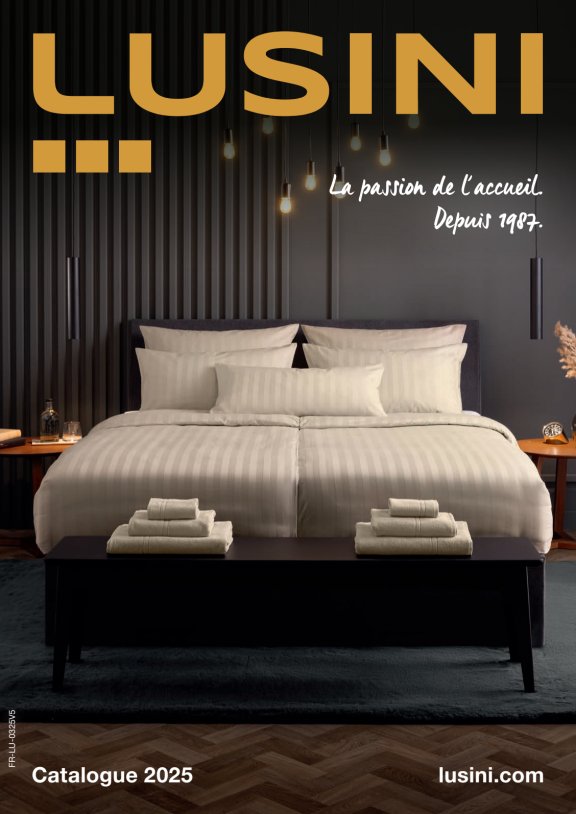 Couverture du catalogue LUSINI spécial Hôtellerie