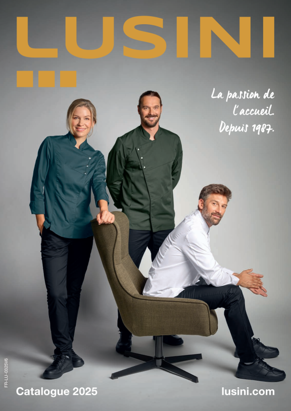 Couverture du catalogue LUSINI spécial Vêtements professionnels