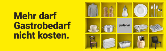 PULSIVA - Mehr darf Gastrobedarf nicht kosten.