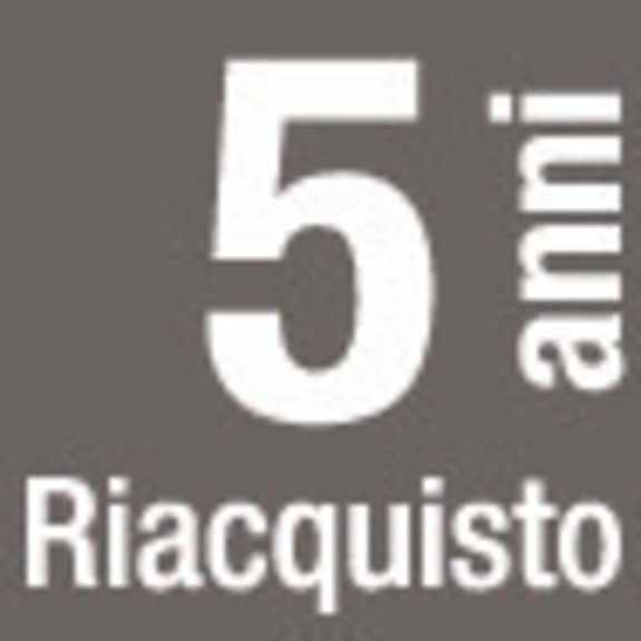 Pictogramma Servizio di riacquisto disponibile per 5 anni