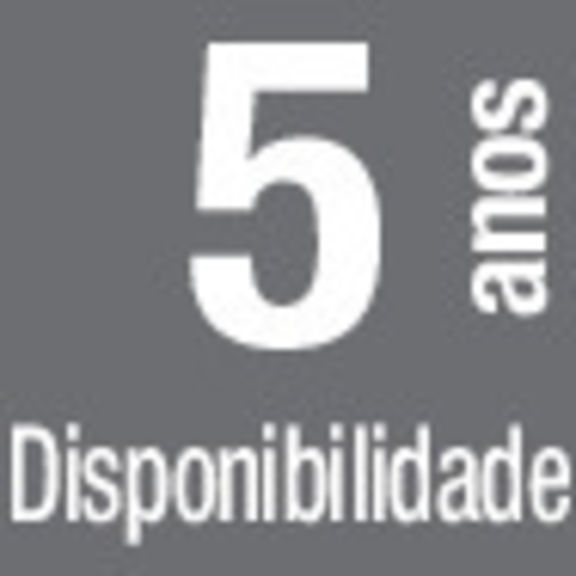 5 anos de disponibilidade
