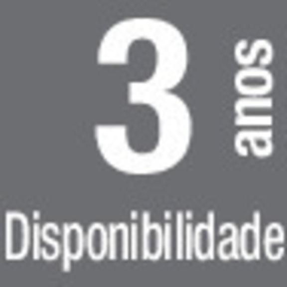 3 anos de disponibilidade