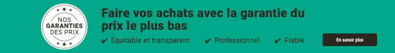 Nos garanties des prix