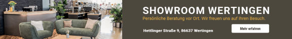 Showroom Wertingen - Persönliche Beratung vor Ort. Wir freuen uns auf Ihren Besuch. Jetzt Termin vereinbaren