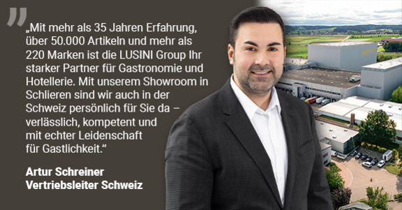 LUSINI stellt sich vor mit Artur Schreiner - Vertriebsleiter Schweiz