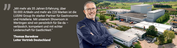 LUSINI stellt sich vor mit Thomas Barsekow - Leiter Vertrieb Deutschland