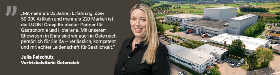 LUSINI stellt sich vor mit Julia Reischütz - Vertriebsleiterin Österreich