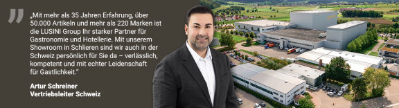 LUSINI stellt sich vor mit Artur Schreiner - Vertriebsleiter Schweiz