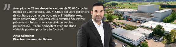 LUSINI se présente avec Artur Schreiner, directeur commercial pour la Suisse
