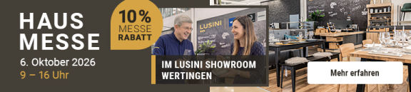 Banner für die Hausmesse in Wertingen