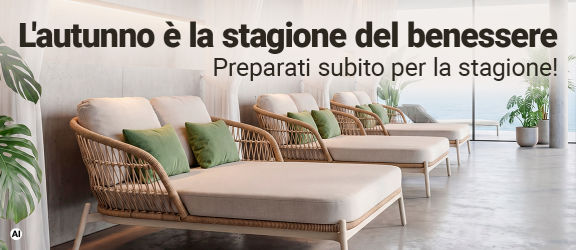 Banner iniziale: l'attrezzatura perfetta per momenti di benessere