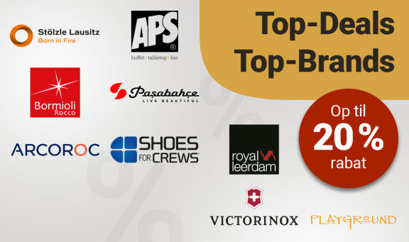 TopDeals, Top Brands: spar op til 20 %