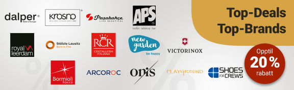 Top-Deals, Top-Brands: spar opptil 20 %