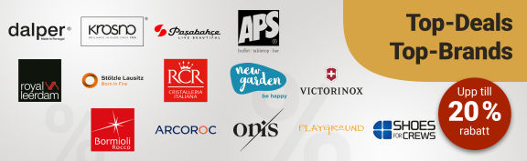 Top-Deals, Top-Brands:  spara upp till 20 %