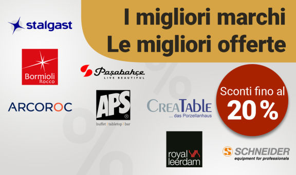 I migliori marchi, Le migliori offerte - Sconti fino al 20 %