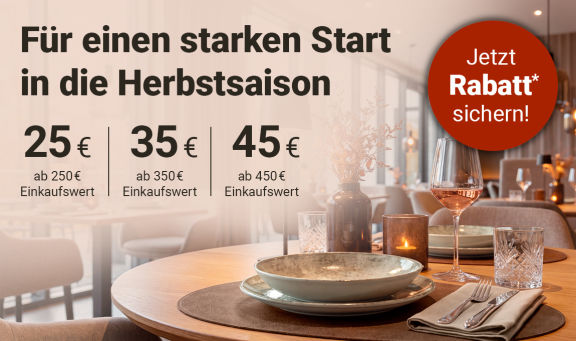 Für einen starken Start in die Herbstsaison. Jetzt Rabatt sichern!