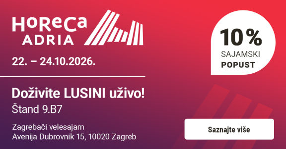 Save the Date! HoReCa Adria 2026 sajam na Zagrebačkom velesajmu od 22.-24. listopada 2026
