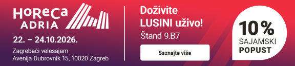 Save the Date! HoReCa Adria 2026 sajam na Zagrebačkom velesajmu od 22.-24. listopada 2026.