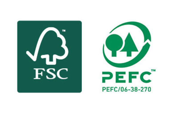 Die zwei in Deutschland bekanntesten und grössten Zertifizierungssysteme für Wälder: FSC und PEFC