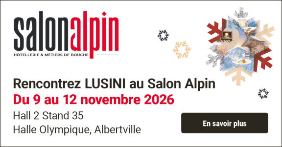 Rencontrez LUSINI au Salon Alpin : du 9 au 12 novembre, hall 2 stand 35