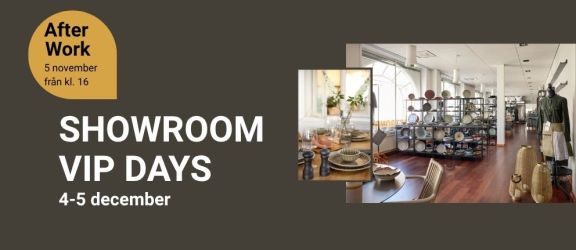 Välkommen på VIP days i LUSINI showroom