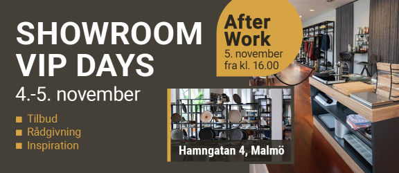 Velkommen til VIP-dagene i LUSINI-showroomet